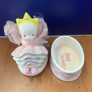 Mud Pie 1999 Princess Stuff Pink Ballerina Trinket Box
